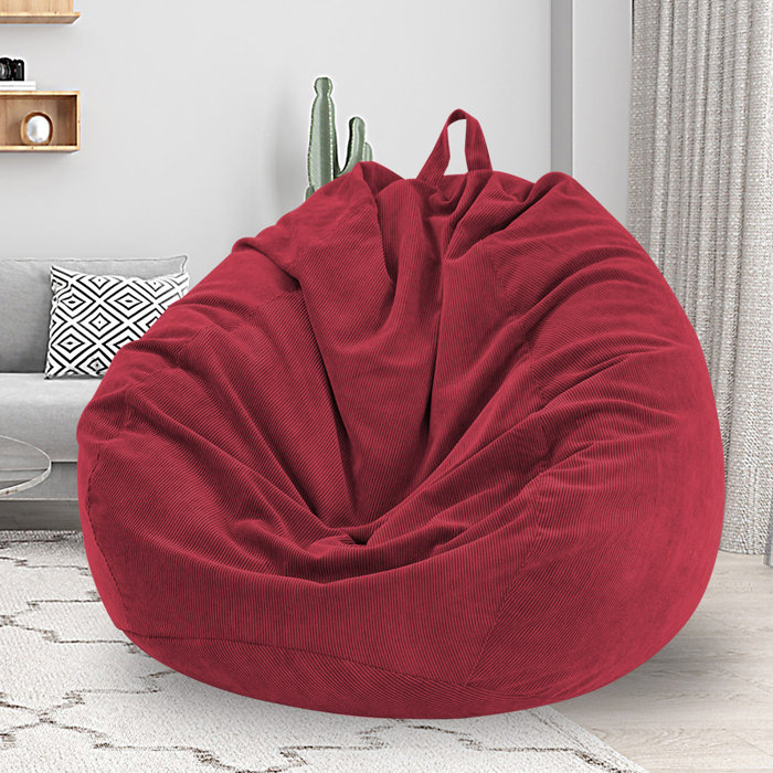Trule ExtraLarge Classic Corduroy Bean Bag Cover & Reviews Wayfair.ca
